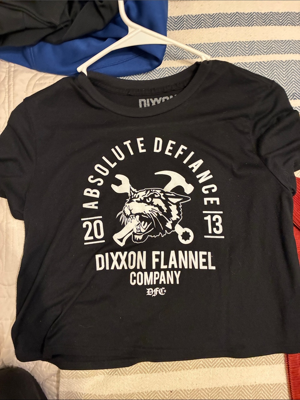 DIXXON Black Short-Sleeve Tee with White Graphic